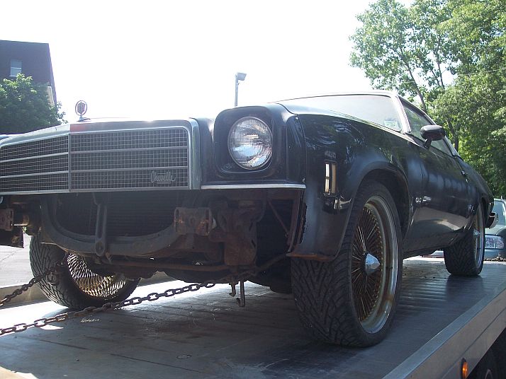 1974 malibu classic heading to Arizona Chev110