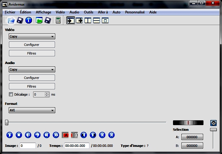 tuto encodage avec avidemux (mp4 et avi) Screen14