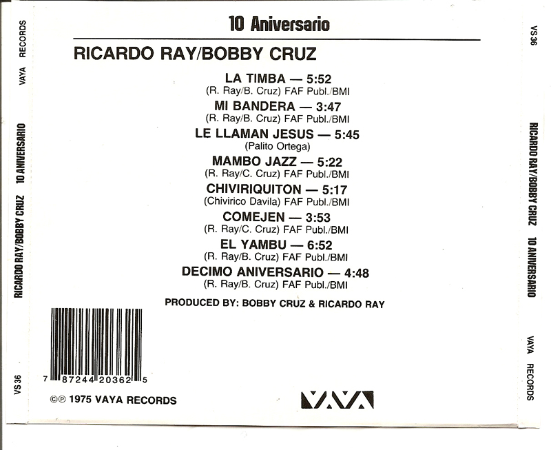 Ricardo Ray y Bobby Cruz - 10 Aniversario (1975) - Página 5 Richie11