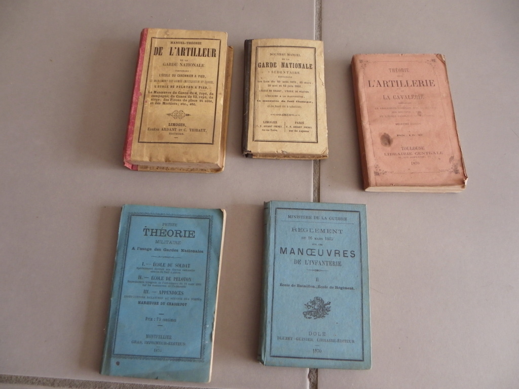 reglements et documents 1870 - retires- Livres15