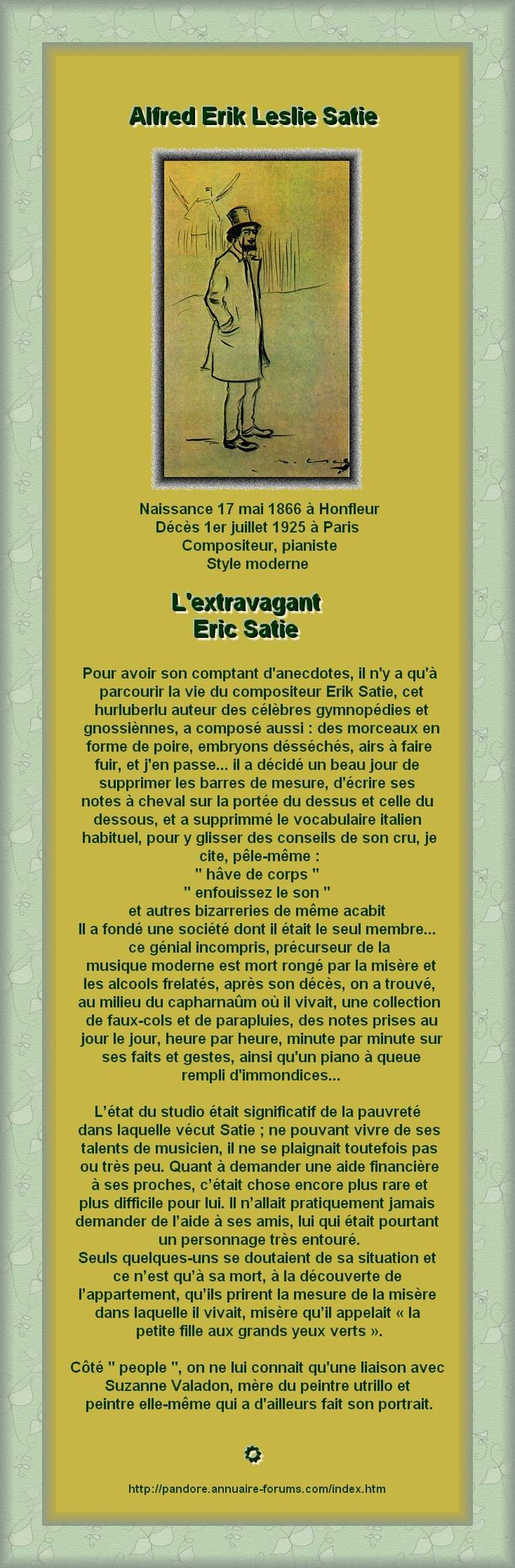 CE FOU D' ERIK SATIE 342