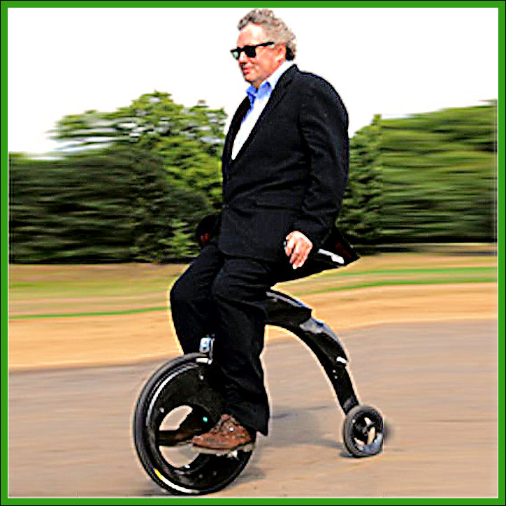 Electric penny-farthing for the 21st century Yikebi11