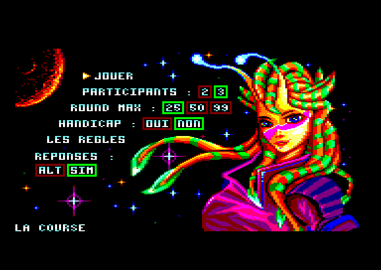 SPACE RACE pour Amstrad CPC 0510