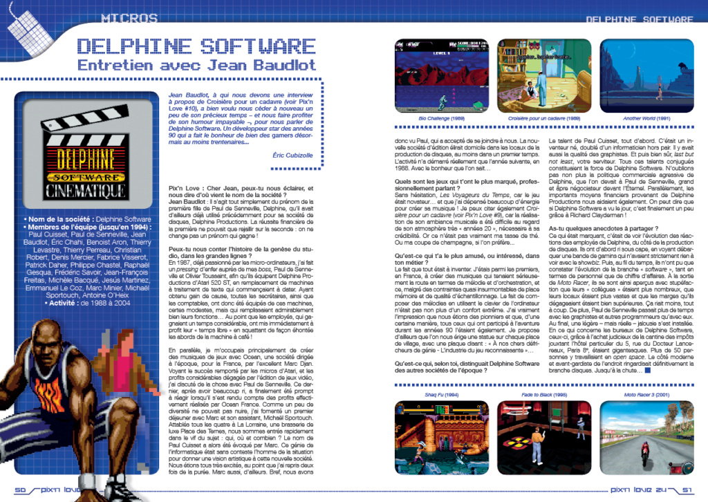 Articles Pix'n Love sur les jeux Amiga. Delphi10