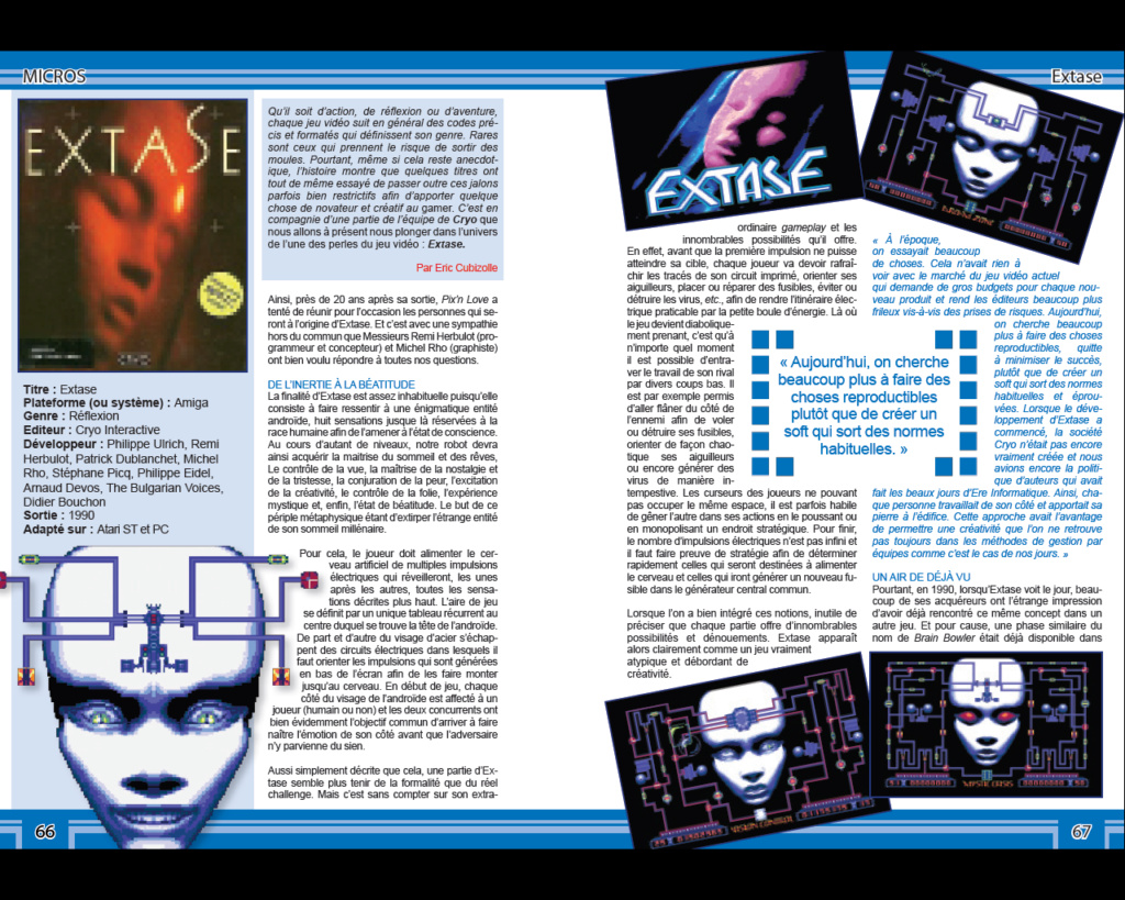 Articles Pix'n Love sur les jeux Amiga. Extase10