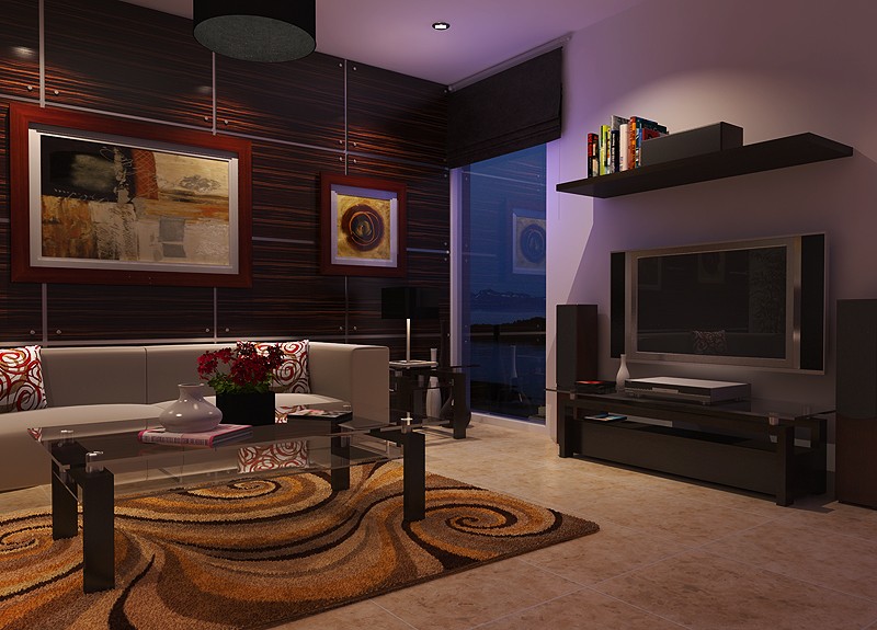 Simple modern living room (updated) Living13