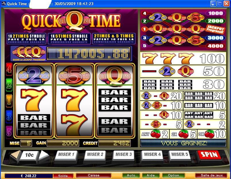 Gain 2000 pièces !! sur slot QuickTime casino770 !! Slot_q10