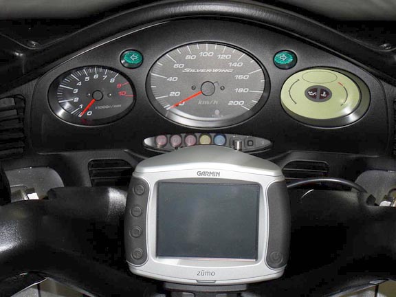 Custom GPS Mount for Honda SilverWing & Reflex Hugo110
