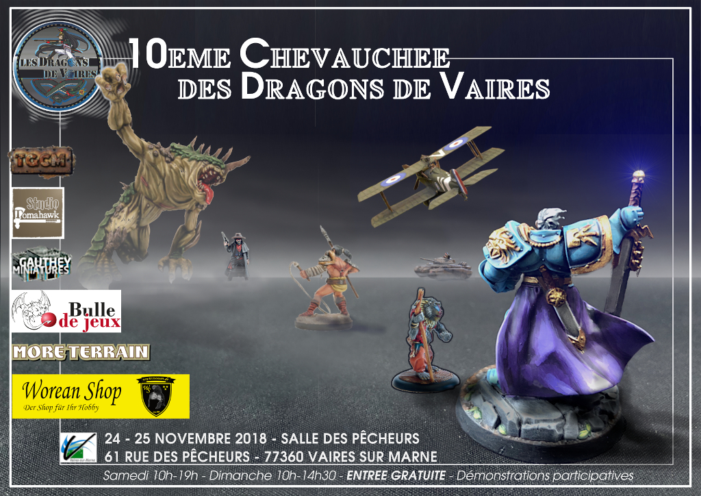 10° chevauchée de dragons de vaires, 24 et 25 novembre 2018 10chev10