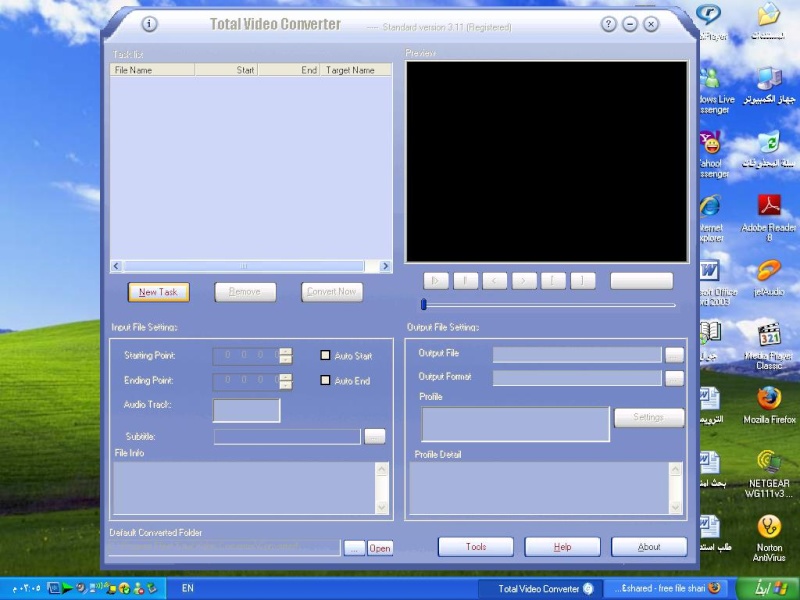 برنامج  Total Video Converter v3.11  رائع لتحويل صيغ الفيديو والصوتيات الي العديد من الصيغ الاخرى 144