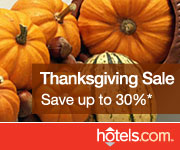 [Travel] Thanksgiving Sale: Save up to 30% on hotels 10718310