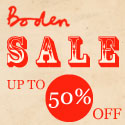 Boden Sale! Up to 50% off! Click here to shop! Sale ends 7.16.09. 125x1211