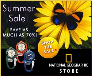 Summer Sale! Save as much as 70% in the National Geographic Online Store Screen55
