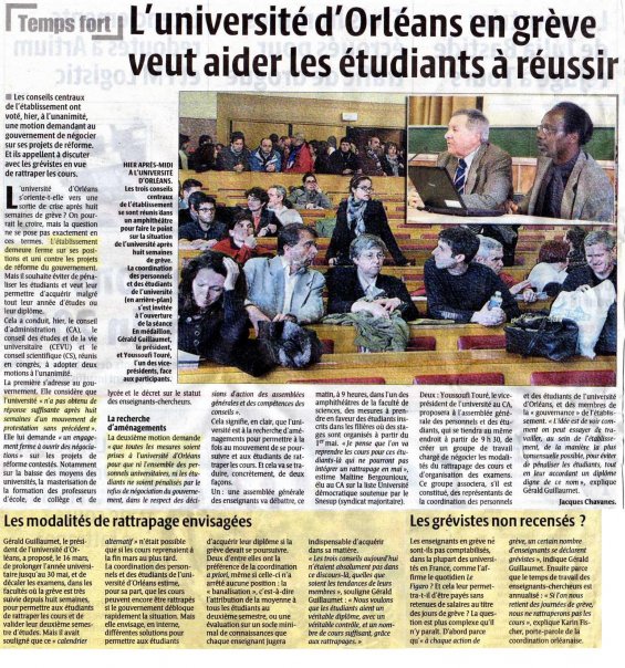 article du mardi 31 mars 2009, La République du Centre N1477210