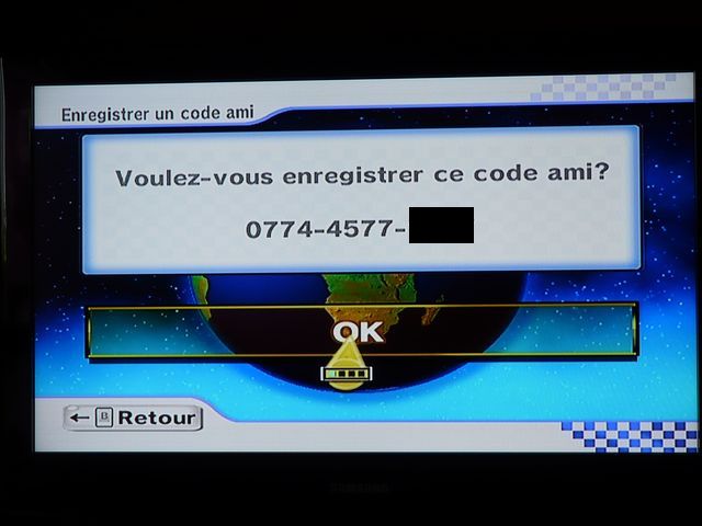 Trouver son code Mario Kart - Enregistrer un code ami. Mario_18