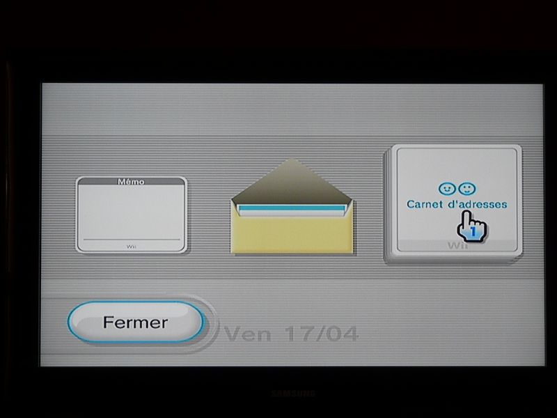 Trouver son adresse Wii. Wii_0216