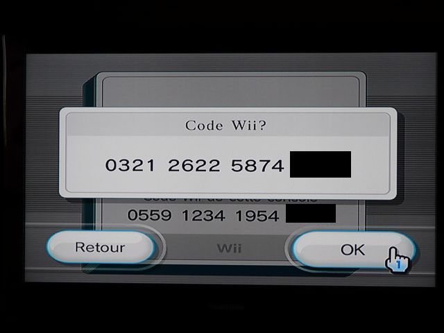 Trouver son adresse Wii. Wii_0313
