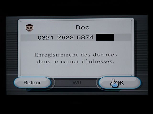 Trouver son adresse Wii. Wii_0410