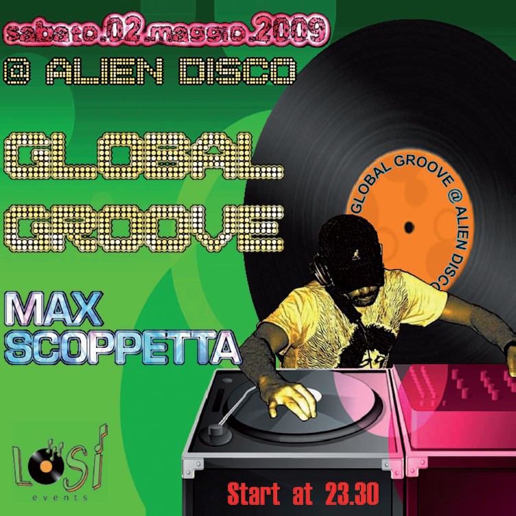 SAB 2 MAG - **GLOBAL GROOVE** House Party - MAX SCOPPETTA + FRANCO ROSSINI !! Flyer_12