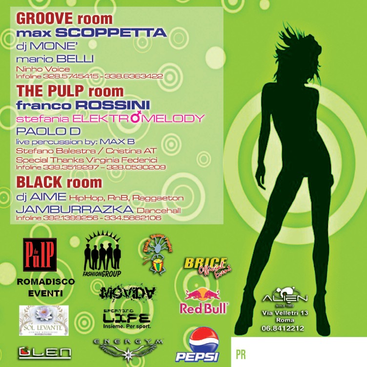 SAB 2 MAG - **GLOBAL GROOVE** House Party - MAX SCOPPETTA + FRANCO ROSSINI !! Flyer_13