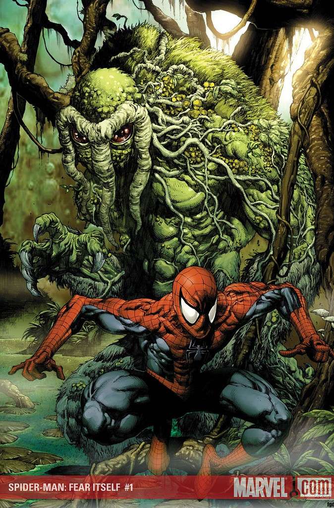 SPIDERMAN ANNUAL '99 #1 splash MAN-THING dans Spider-Man 29831010