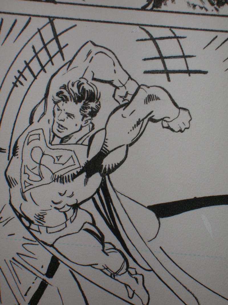 JLA : splash de Dan Jurgens(dessin) et Dick Giordano (encre): Darkseid vs JLA, jeunes titans... Dscn3851