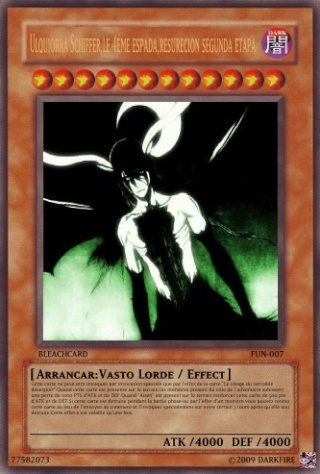 Voilà mes funcards bleach sur ulquiorra.(attention spoil sur ulquiorra pour ceux qui ont pas lu les scans.) Ulquio14