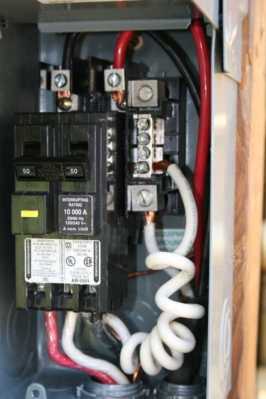 GFCI Breaker install siemens sub panel wiring diagram 