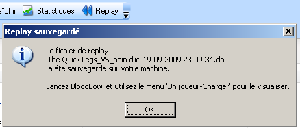 BloodBowl Manager: Présentation - Installation - Outils Replay10