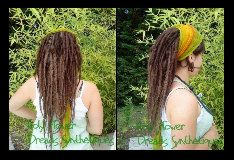 HolyFlower - dreads synthétiques - Pose_p10