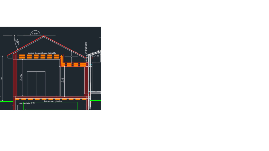 avis conception charpente extension  Coupe_10