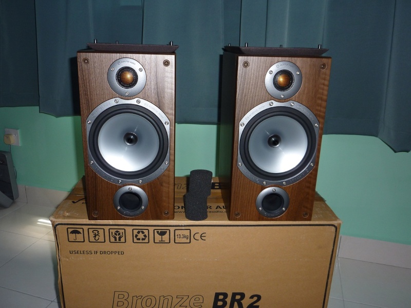 Monitor Audio BR2 speakers (Used) SOLD P1000215