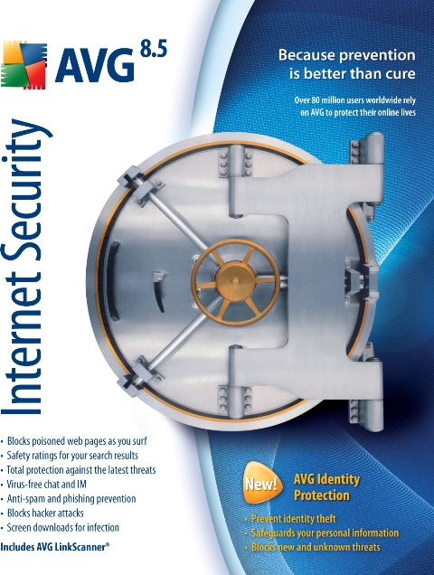 AVG 8.5 Internet Security con ID Protection Avg8510