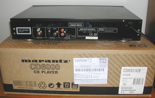 [VENDUTO] Marantz CD 6000 – 130 Euro Cd-60013
