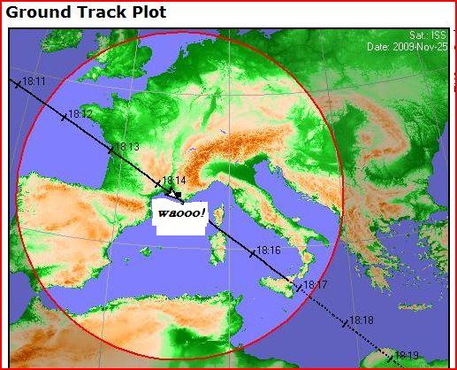 De l'efficacité de Calsky sur les anciens passages de l'ISS Passag13