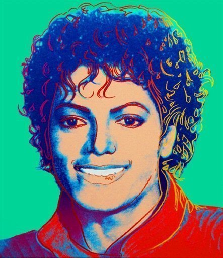 Retrato de Michael Jackson por Andy Warhol subastado en 812.500 dólares Subast10