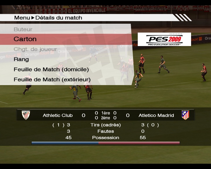 9ème Journée. [ > Résultats <] Pes20105