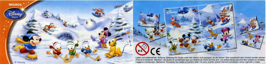 Mickey & Co. beim Wintersport - Puzzle (2007) (Suche) 01105