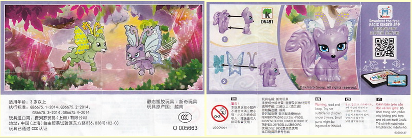 DV480 -  DV481 Feenwelt - Feentiere (China) (Suche) 0645
