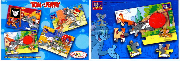 NV166 - NV169 Tom und Jerry Puzzle (Deutschland/EU) (Biete) 0857