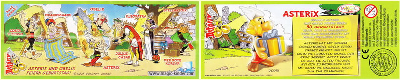 DE095 - DE102 Asterix und Obelix feiern Geburtstag (Deutschland, EU-Neutral, Frankreich) (Suche) 0_deu107