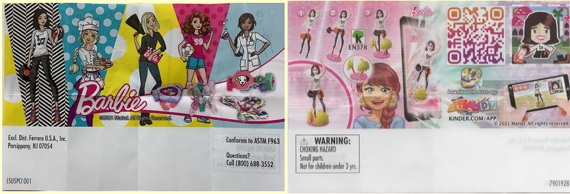 EN378 - EN430A Barbie Traumberufe (Deutschland, Neutral, Indien, Hongkong, China), (2021 Mexiko) (2022 USA) (D.Biete, Suche Ausland) 0_usa_32