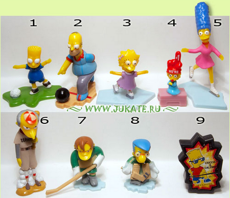 UN154 - UN183 The Simpsons 2 (Italien, Portugal, Frankreich), (2013 Russland), (?? Testversion)  	 11351