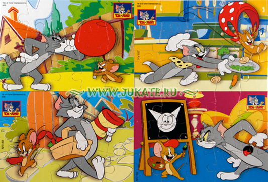 NV166 - NV169 Tom und Jerry Puzzle (Deutschland/EU) (Biete) 11432