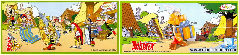 DE095 - DE102 Asterix und Obelix feiern Geburtstag (Deutschland, EU-Neutral, Frankreich) (Suche) 2412