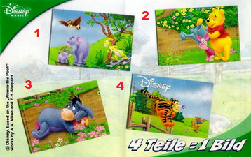 2007 Winnie Pooh - Puzzle & Spielzeug (Suche & Biete) X274