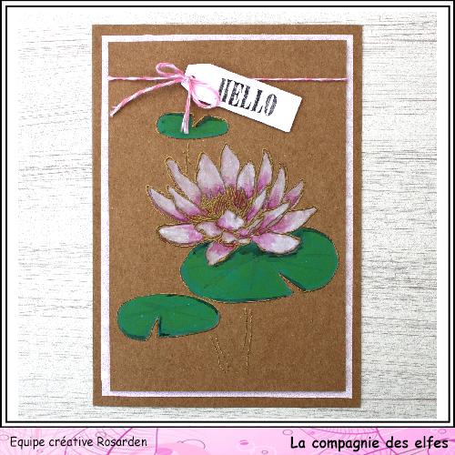 Cartes créatives Août 2019. Hello_10