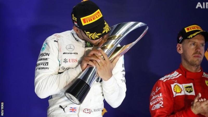 Hamilton wins Singapore Grand Prix 2018. _1034510