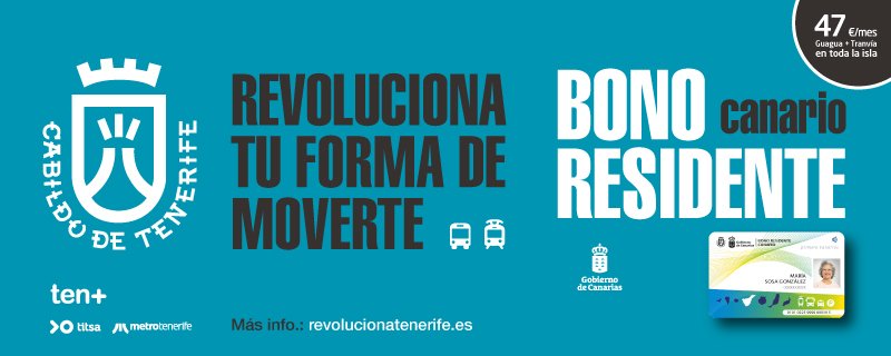 New Bono Residente Canario ticket. Bonoca10