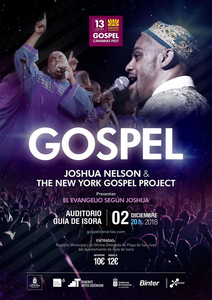 Joshua Nelson & The New York Gospel Proyect in Guía de Isora auditorium 2 December Gospel10